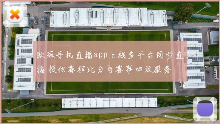 欧冠手机直播app上线多平台同步直播 提供赛程比分与赛事回放服务