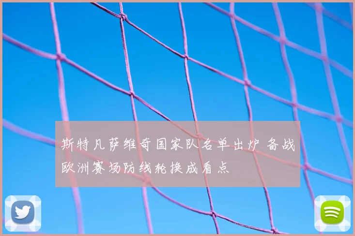 斯特凡萨维奇国家队名单出炉 备战欧洲赛场防线轮换成看点